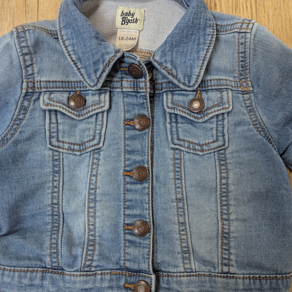 Classic Blue Denim Kids Jacket